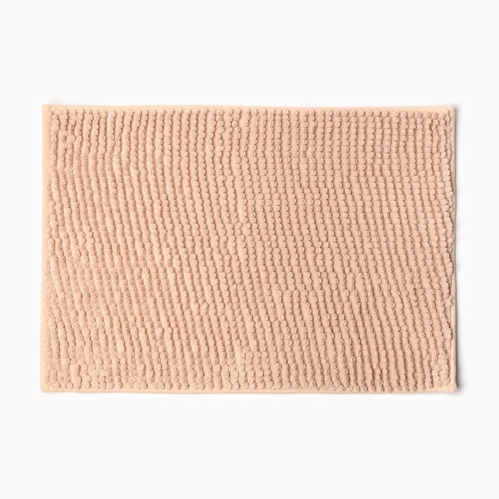 Коврик для ванной Этель Букли цвет беж, 38х58 см Коврик для ванной Этель Букли цвет беж, 38х58 см
