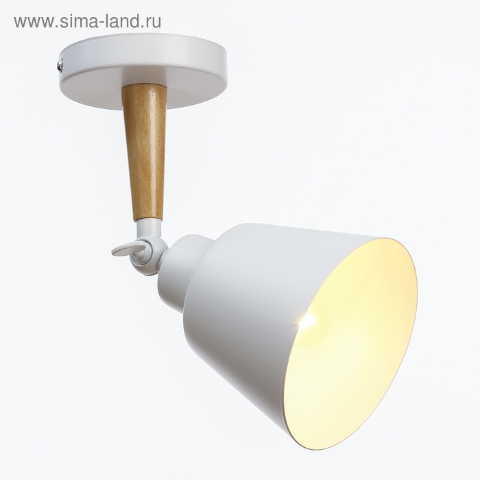 Спот Спот "Цилиндр малый" 1x40Вт E27 белый 12х20х20 см