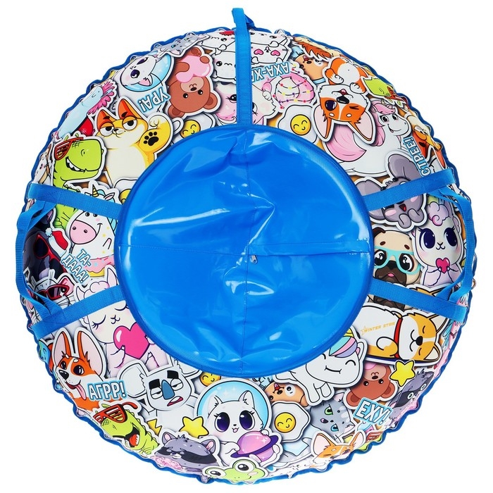 Тюбинг-ватрушка Winter Star «Стикер», LED-подсветка, диаметр чехла 100 см Тюбинг-ватрушка Winter Star «Стикер», LED-подсветка, диаметр чехла 100 см