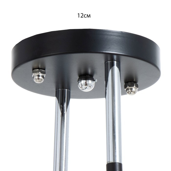 Люстра Люстра "Джина" 5хЕ27 40Вт чёрно-хромовый 60х42х27 см BayerLux