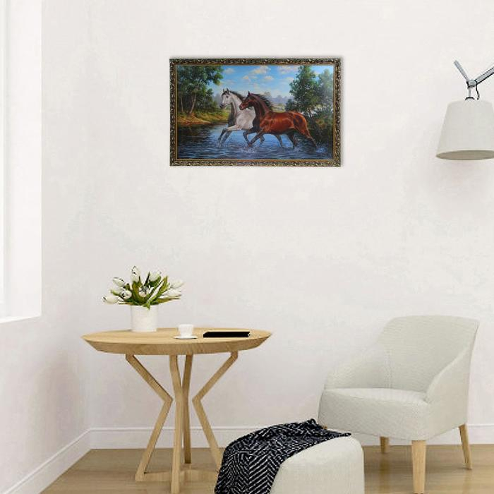 Картина  Картина "Лошади" 67х107 см