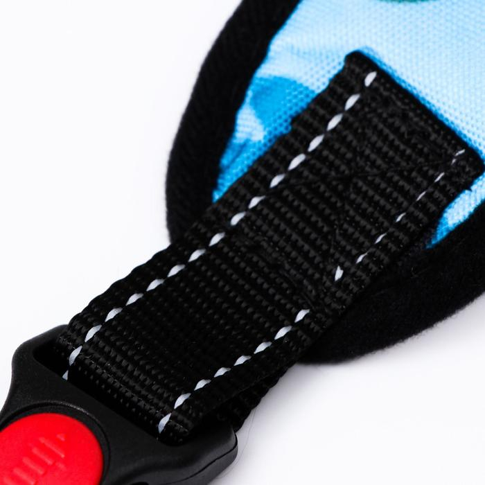 Шлейка К7 мягкая светоотражающая, размер L, ОГ 64-86 см, вес 18- 27,5 кг, голубая хаки Шлейка К7 мягкая светоотражающая, размер L, ОГ 64-86 см, вес 18- 27,5 кг, голубая хаки