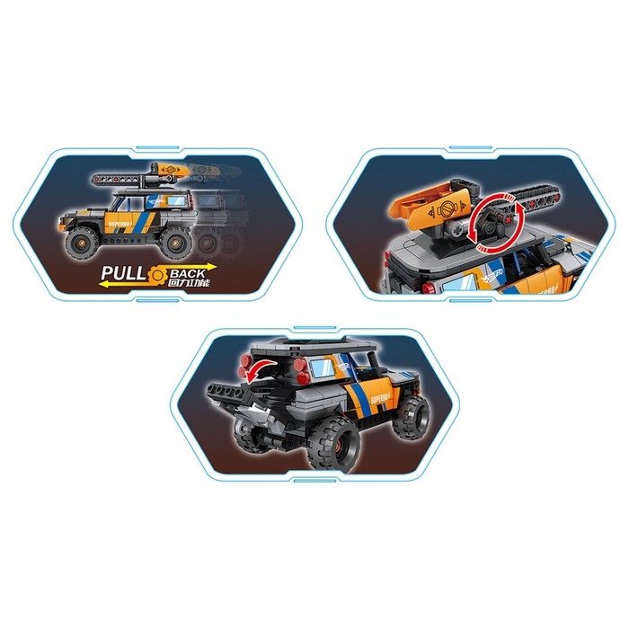 Конструктор «Спецназ. Пильщик», инерционный, 405 деталей Конструктор «Спецназ. Пильщик», инерционный, 405 деталей