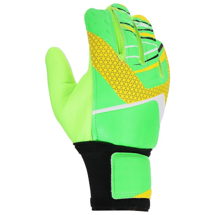 Перчатки вратарские ONLYTOP, р. 9, цвет зелёный Перчатки вратарские ONLYTOP, р. 9, цвет зелёный