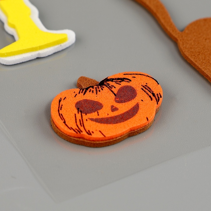 Набор наклеек из EVA  Набор наклеек из EVA "Хэллоуин", 16 шт