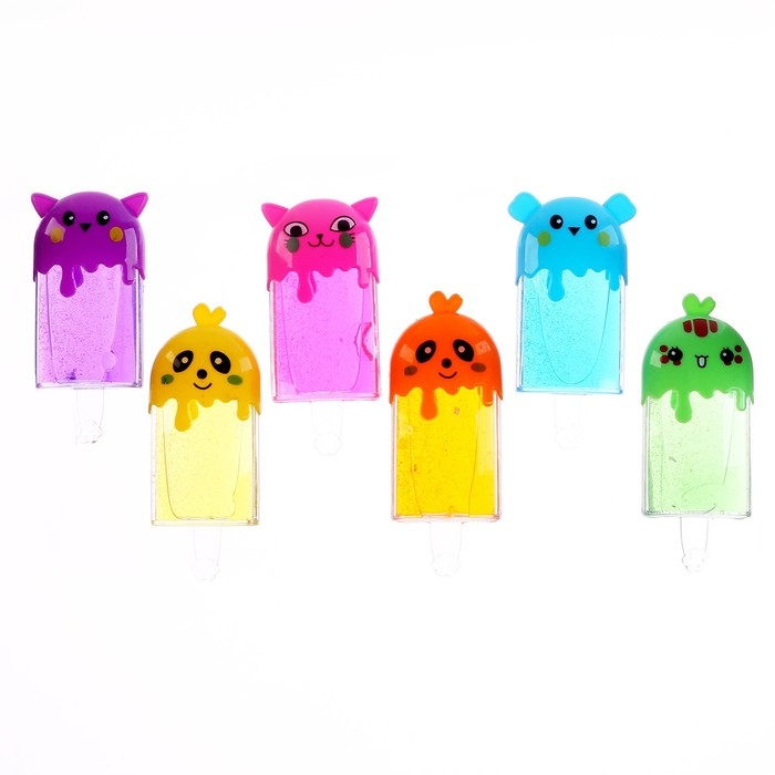 Лизун «Эскимо», цвета МИКС Лизун «Эскимо», цвета МИКС