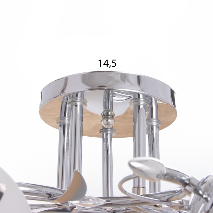 Люстра Люстра "Жаннета" 5х40Вт Е27 Хром МОДЕЛЬ: 2800064