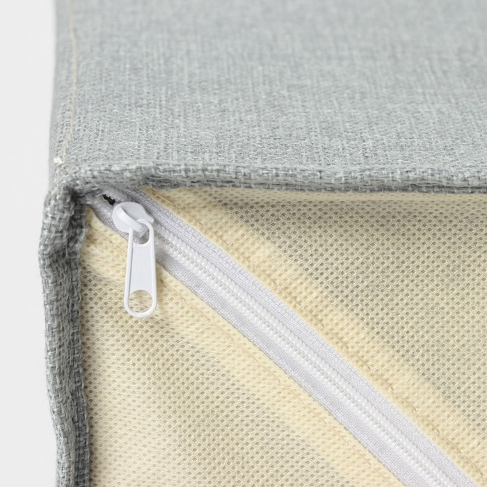 Короб LaDо́m «Франческа», 2 выдвижных ящика, 22×22×20,5 см, серо-голубой Короб LaDо́m «Франческа», 2 выдвижных ящика, 22×22×20,5 см, серо-голубой