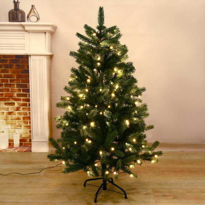 Ёлка фиброоптичесская Ёлка фиброоптичесская "Эксклюзив" 120 см d нижнего яруса 75 см 332 ветки