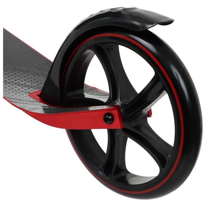 Самокат городской GRAFFITI, складной, колёса PU 200, 86A, ABEC 9, подножка, цвет красный Самокат городской GRAFFITI, складной, колёса PU 200, 86A, ABEC 9, подножка, цвет красный