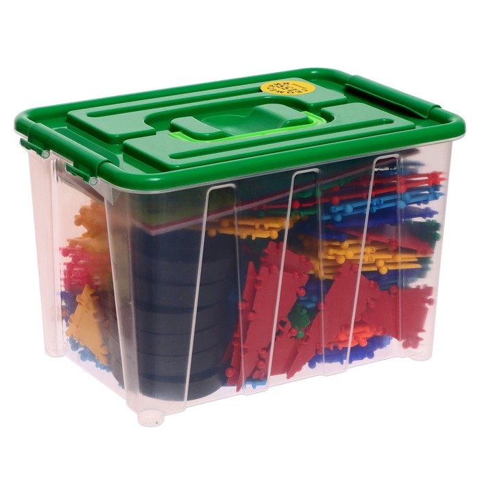 Конструктор ТИКО «Геометрия», 155 деталей, 6 колёс Конструктор ТИКО «Геометрия», 155 деталей, 6 колёс