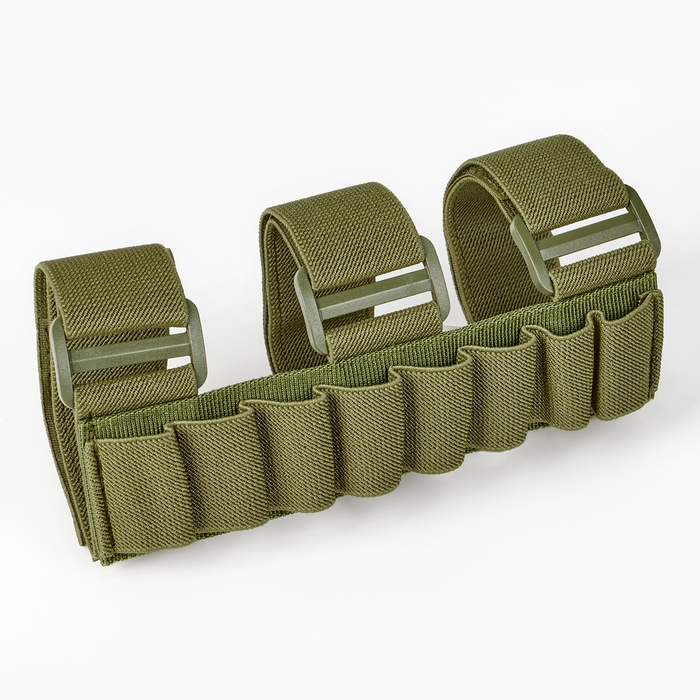 Патронташ охотничий на руку, нейлон, на 8 патронов, хаки Патронташ охотничий на руку, нейлон, на 8 патронов, хаки