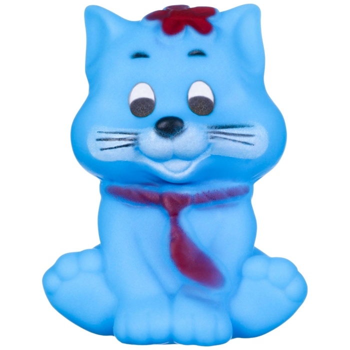 Резиновая игрушка для ванны «Котик», с пищалкой, 1 шт, цвет МИКС, Крошка Я Резиновая игрушка для ванны «Котик», с пищалкой, 1 шт, цвет МИКС, Крошка Я