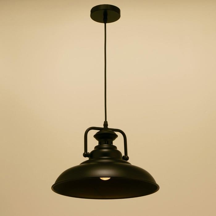 Светильник BayerLux Светильник BayerLux "Раритет" 1х60Вт E27 черный 31х31х26 см