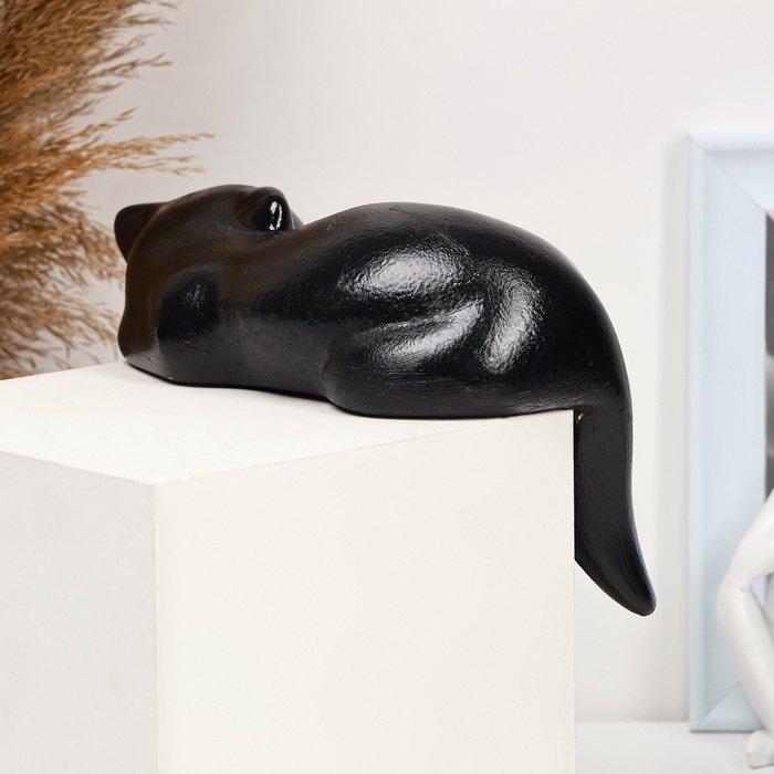 Фигура Фигура "Котенок Васька" 14х19см, черный