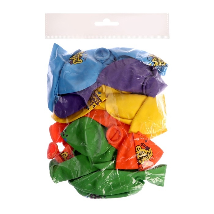 Воздушный шар латексный 12 Воздушный шар латексный 12" «С Днём Рождения», яркий праздник, 25 шт.