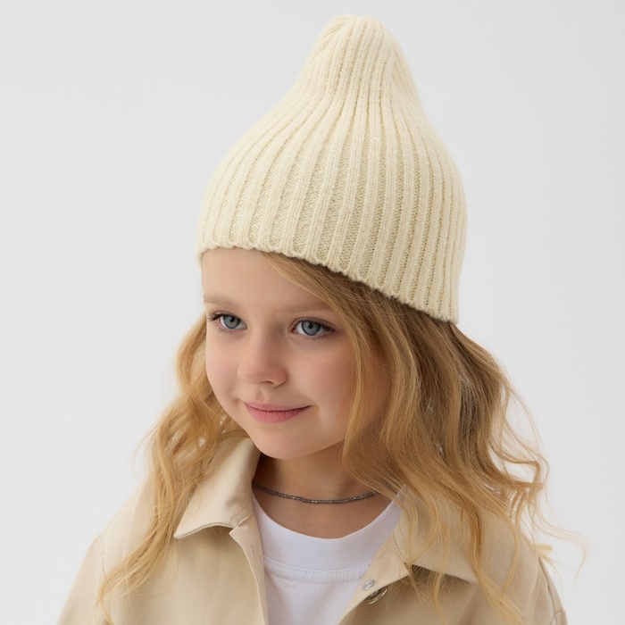 Шапка детская MINAKU р-р 50-52, цвет экрю Шапка детская MINAKU р-р 50-52, цвет экрю