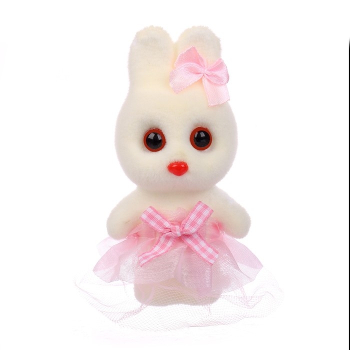 Игрушка из пенопласта «Зайка в юбочке», 13 см