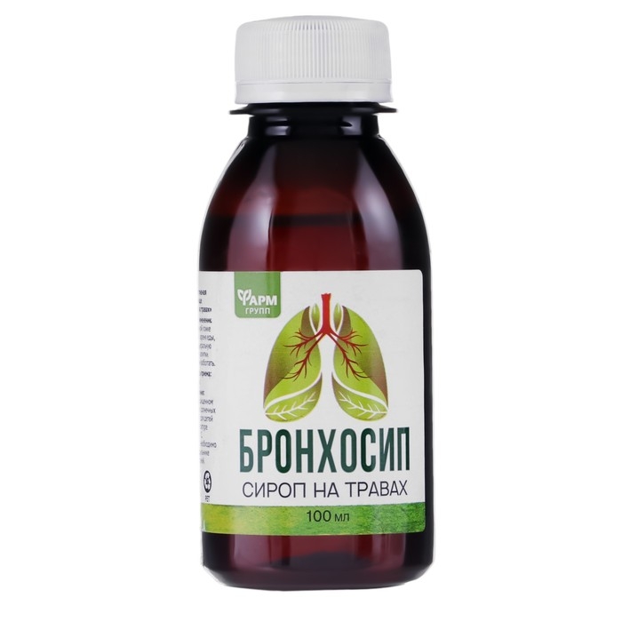 Бронхосироп на травах, БАД, 100мл Бронхосироп на травах, БАД, 100мл