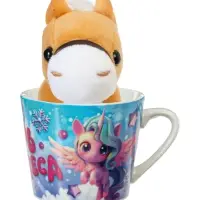 Milo toys Набор "Снежный сюрприз" мягкая игрушка в кружке