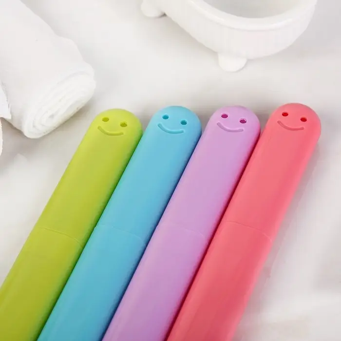 Футляр для зубной щётки «Смайл», 20×3×2 см, МИКС
