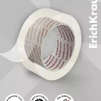 Клейкая лента ErichKrause Low noise, упаковочная, 48 мм &times; 50 м, повышенная прозрачность, бесшумная