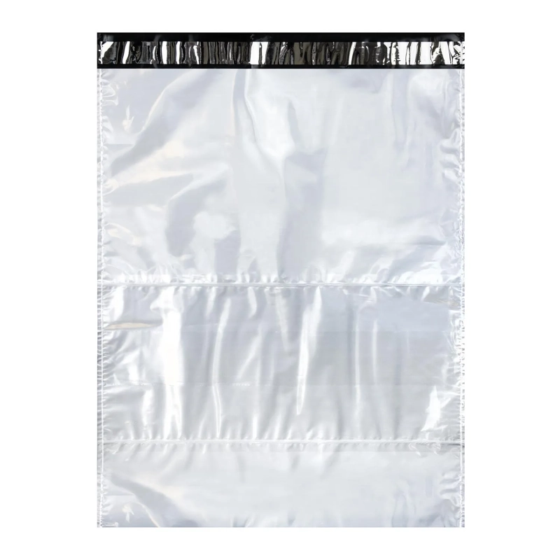 Курьер-пакет, без печати, с карманом,190x235+30, 50 мкм(100шт/уп)