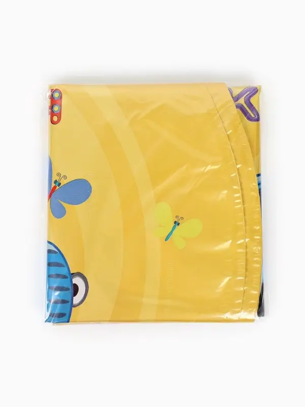 Воздушный шар фольгированный 18" круг "Синий трактор! С Днем Рождения!" набор 5 штук