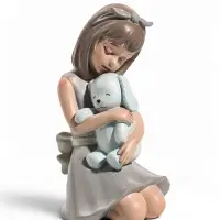 Фигурка декоративная &laquo;Девочка в сером платье&raquo;, 7&times;7&times;13 см