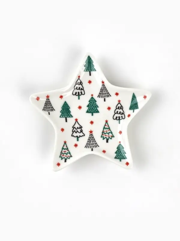 Подставка под чайные пакетики новогодняя &laquo;Зимний лес&raquo;, 8.7&times;8.7 см