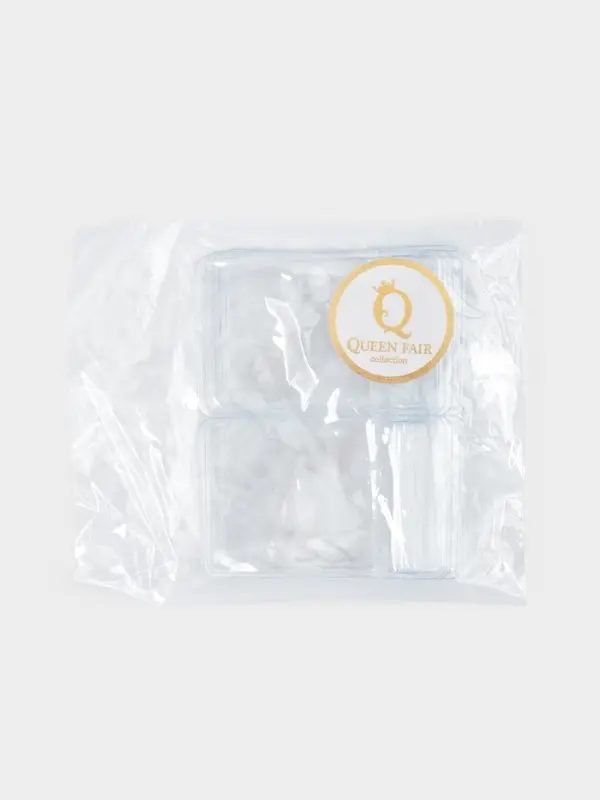 Органайзер-упаковка набор для хранения украшений QF, с зип-лок замком 10 шт., 6&times;4 см, прозрачный