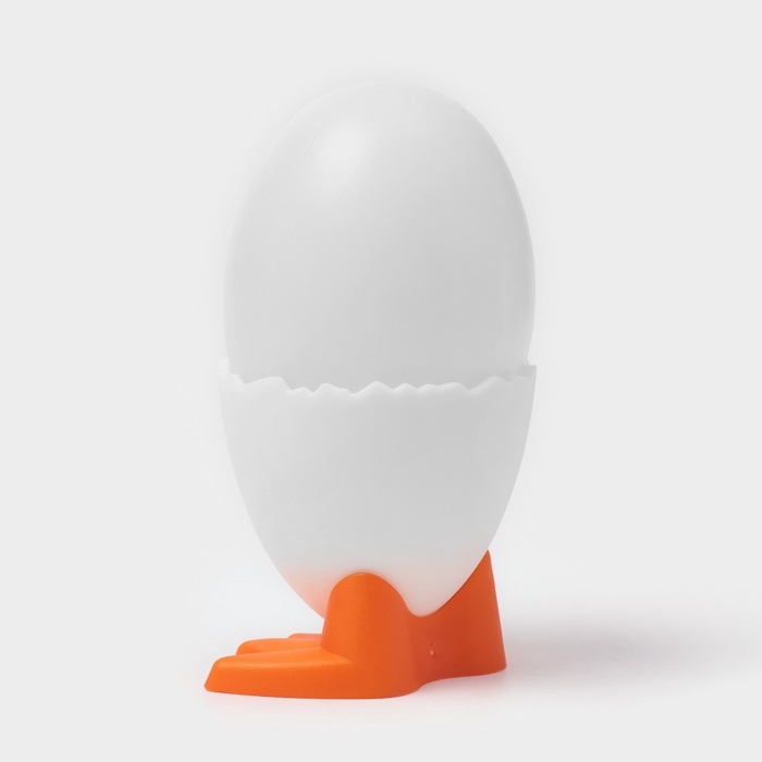 Подставка под яйцо всмятку «Утиные истории», пластик, 5×5×4 см Подставка под яйцо всмятку «Утиные истории», пластик, 5×5×4 см