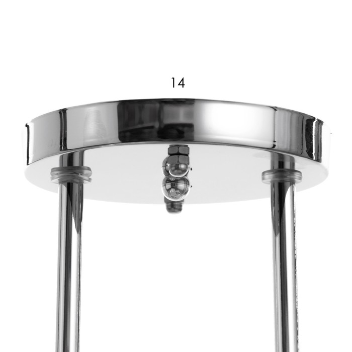 Люстра Люстра "Авиэтта" 2хЕ27 40Вт хром 58х23х26 см BayerLux