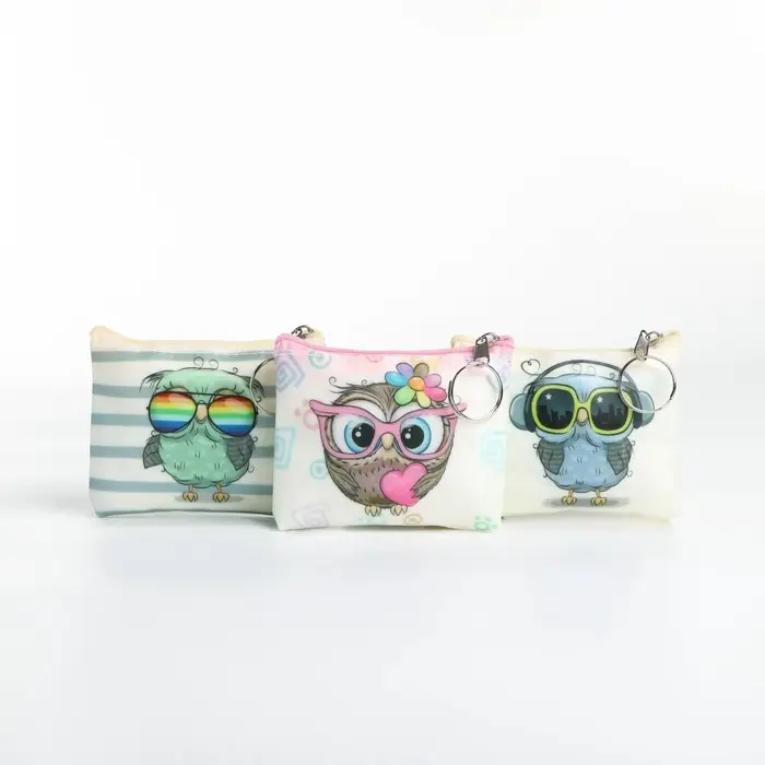 Кошелёк детский &laquo;Совята&raquo; Выбражулька, маленький, монетница, МИКС