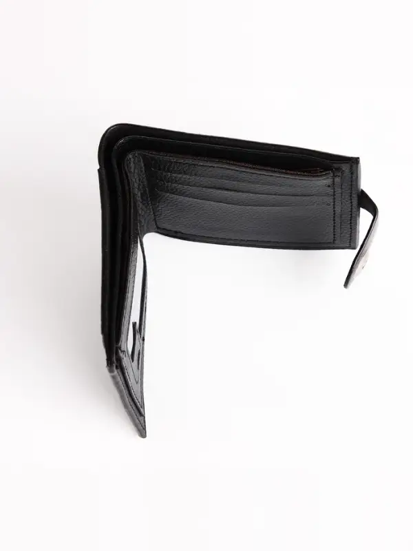 Портмоне мужское &laquo;Фади&raquo;, на магните, три отделения, чёрное