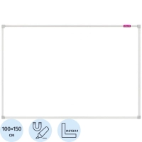 Доска магнитно-маркерная 100х150 лак Attache алюмин. рама Россия