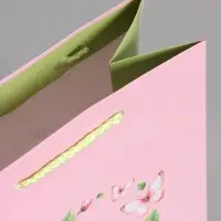 Пакет подарочный ламинированный "Цветочная бабочка" 18 х 22,3 х 10 см