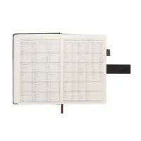 Ежедневник недатированный формат А5, с хлястиком, 128л, линия, пвх, Черный Ежедневник недатированный формат А5, с хлястиком, 128л, линия, пвх, Черный