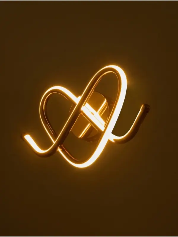 Бра BayerLux Willa, LED, 14 Вт, 4000-6000К, 38&times;18&times;10 см, золотистое