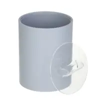 VETTA Контейнер для ватных дисков, акрил, 11,5x8x8 см, серый