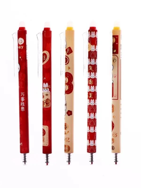 Стираемая ручка &laquo;Мишка&raquo;, гелевая, автоматическая, синий стержень, узел 0.5 мм, МИКС