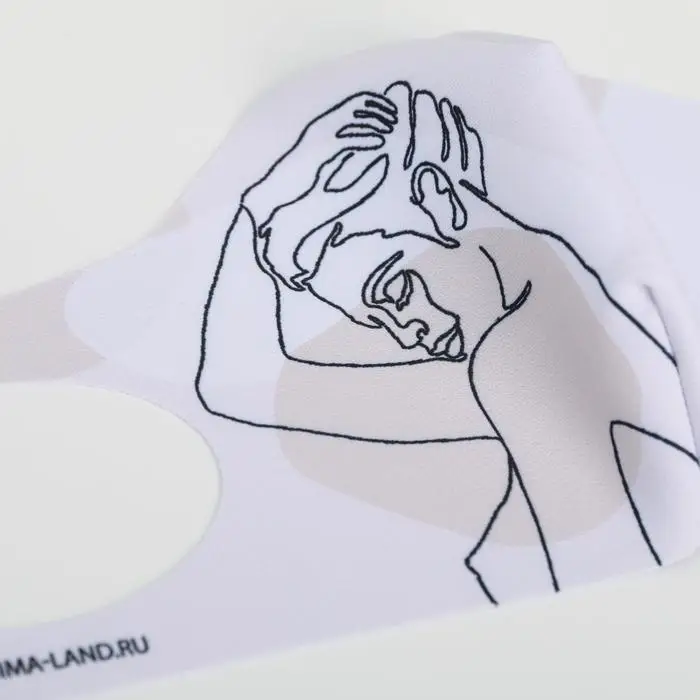 Маска из неопрена многоразовая, защитная, «Я- мечта» Маска из неопрена многоразовая, защитная, «Я- мечта»