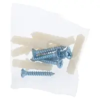 Крючок - держатель для штор CAPPIO KS051, алюминий, белый, 2 шт.
