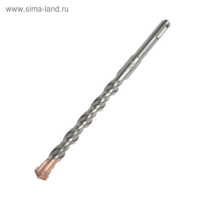 Бур по бетону ТУНДРА, крестовый наконечник, двойная спираль, SDS-plus, 14 х 210 мм Бур по бетону ТУНДРА, крестовый наконечник, двойная спираль, SDS-plus, 14 х 210 мм