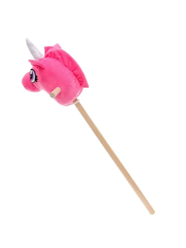 Мягкая игрушка ZABIAKA &laquo;Единорог - скакун&raquo;, на палке, МИКС