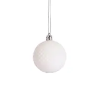 Ёлочные игрушки &laquo;Полночь&raquo;, шары новогодние, d=5.5 см, 9 шт., завитки, синий белый