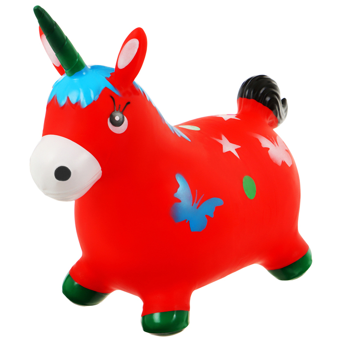 Попрыгун ZABIAKA «Единорог», h=50 см, 1300 г, цвет МИКС Попрыгун ZABIAKA «Единорог», h=50 см, 1300 г, цвет МИКС