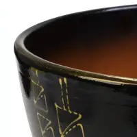 Горшок цветочный поддоном  8 л,  керамика, Мираж коричневый (М)