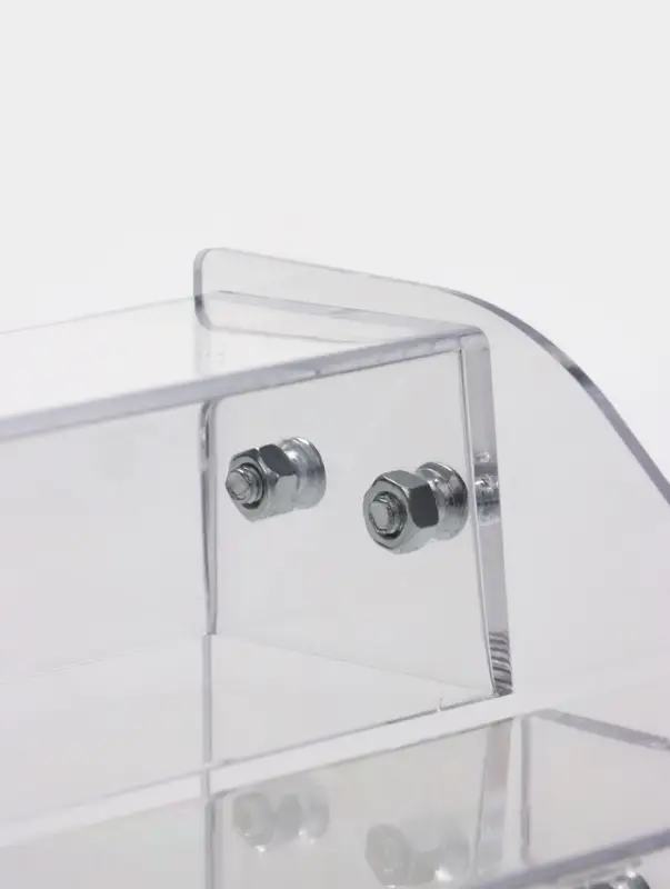 Подставка под лаки 2 этажа, 31&times;9&times;7.5 см, оргстекло 2 мм