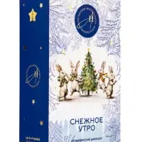 Новогодний ароматический диффузор &laquo;Снежное утро&raquo;, с открыткой и палочками, для дома, 50 мл